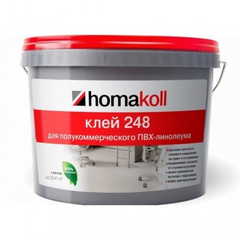 Клей Homakoll для коммерческого ПВХ-линолеума 248 (4 кг)