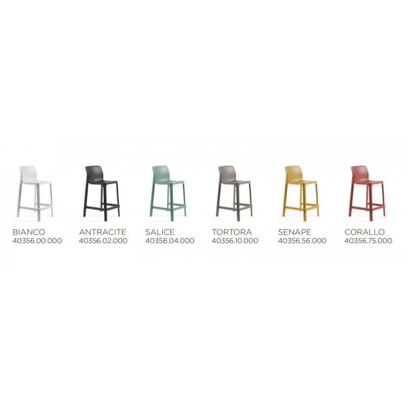 Nardi - Стул полубарный Nardi Net Stool Mini Цвет: антрацит