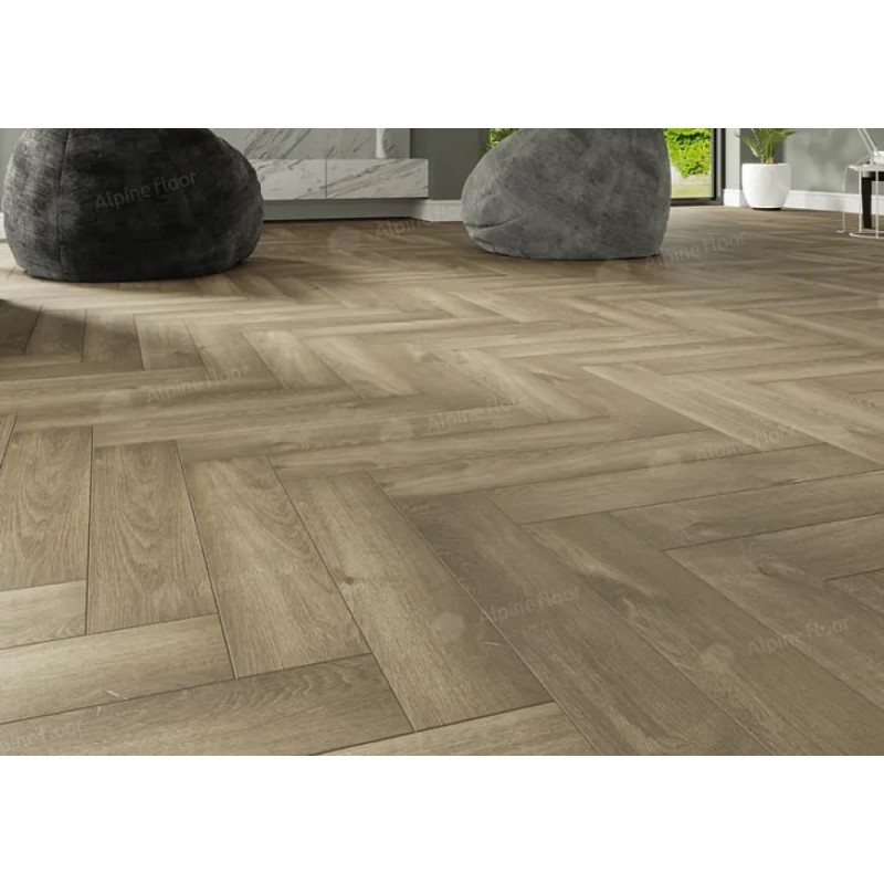 Alpine Floor - Кварц-виниловая плитка Alpine Floor Parquet LVT Дуб Натуральный Отбеленный ЕСО 16-5