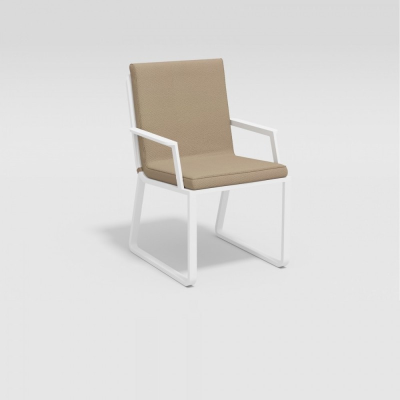 Gardenini - Стул Gardenini Vogle Armrest White beige