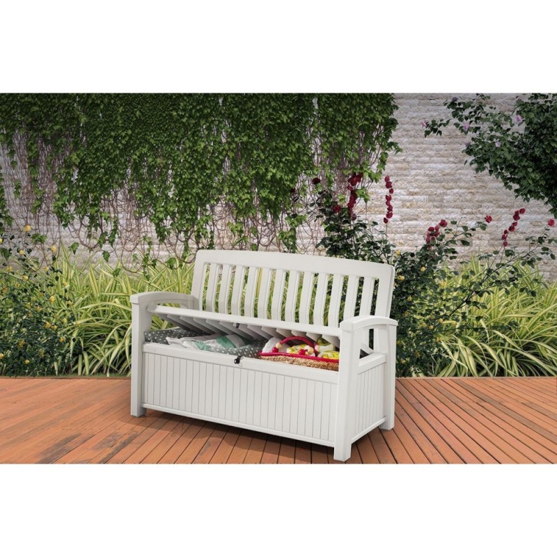 Keter - Скамья-сундук Keter Patio Bench белый