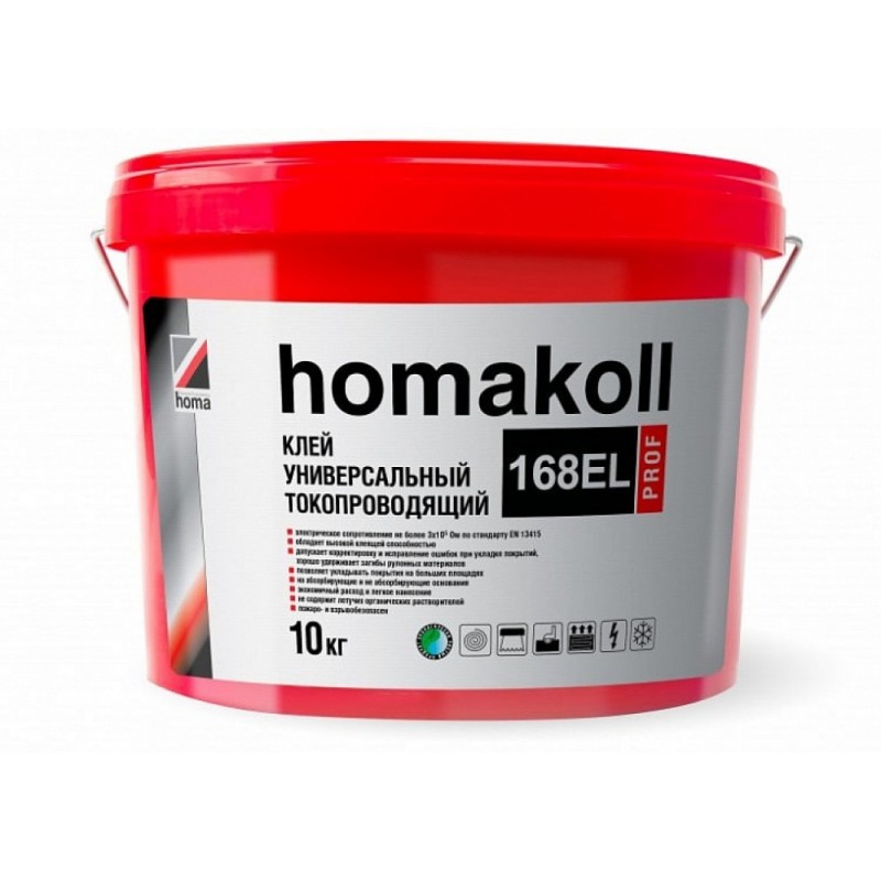 Homakoll - Клей Homakoll токопроводящий 168 EL Prof (10 кг)