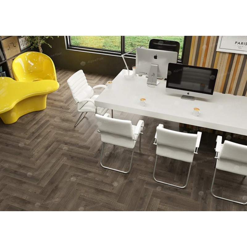 Alpine Floor - Кварц-виниловая плитка Alpine Floor Parquet LVT Дуб Антарес ЕСО 16-19