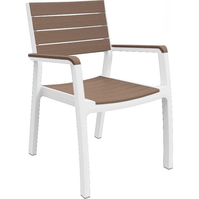 Keter - Стул Keter Harmony armchair капучино-белый