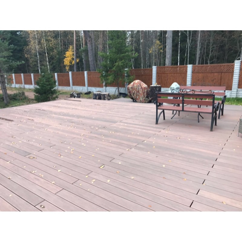 CM Decking - Террасная доска из ДПК CM DECKING MIX мербау