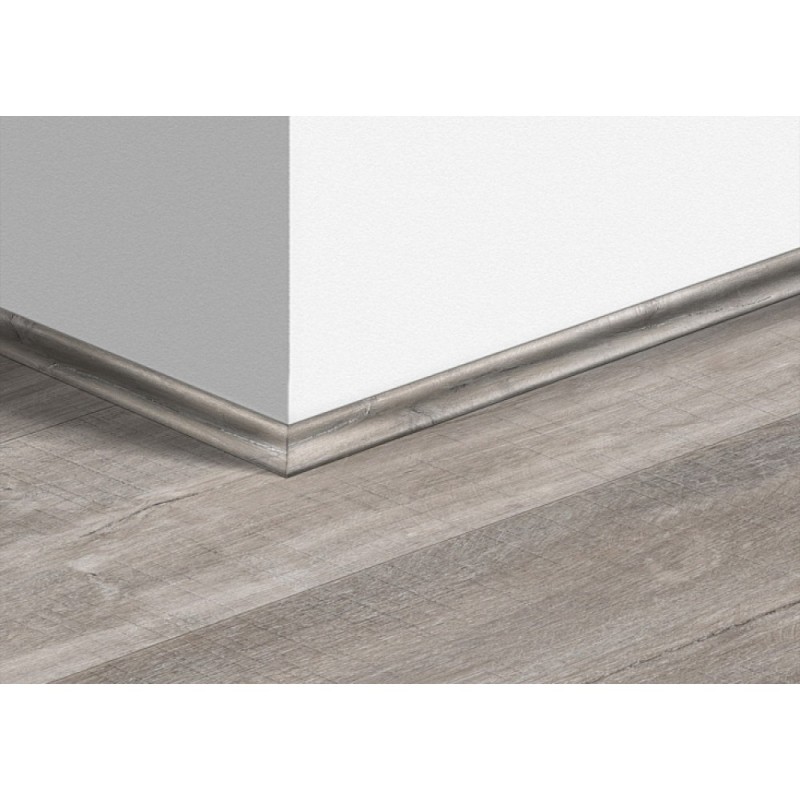 Quick-Step - Плинтус виниловый Quick-Step Vinyl Скоция 17х17 мм Дуб каньон серый пилёный 40030