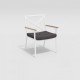 Gardenini - Стул Gardenini Calma White anthracite