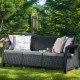 Keter - Диван Keter Corfu love seat max графит