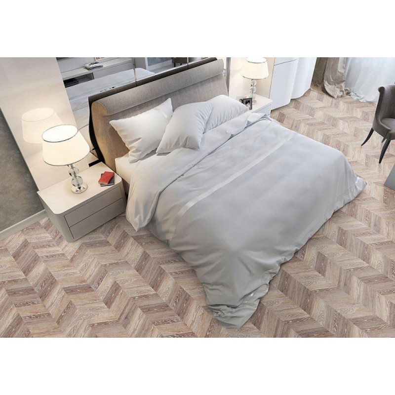 Corkstyle - Замковый пробковый пол Corkstyle Chevron Chevron Brown