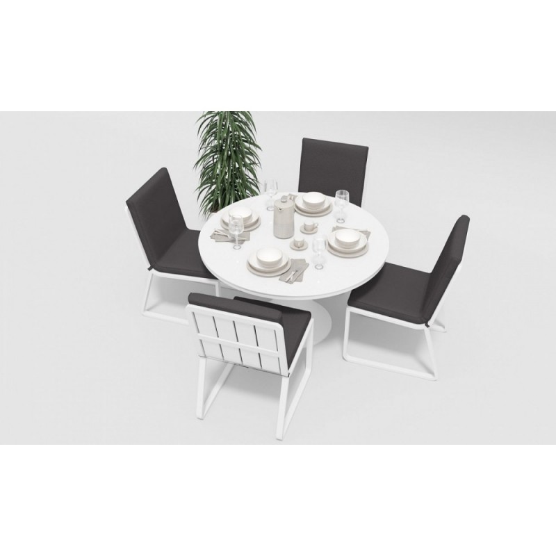 Gardenini - Стул Gardenini Vogle White anthracite