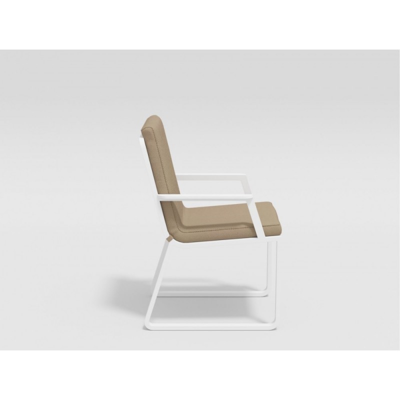 Gardenini - Стул Gardenini Vogle Armrest White beige