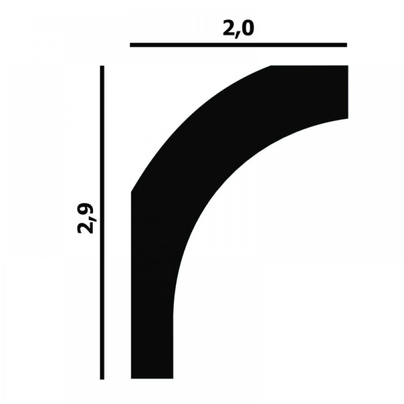 Perfect - Карниз из дюрополимера Perfect P36