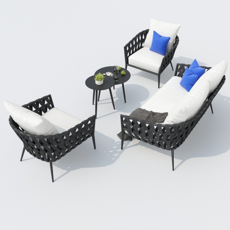 IdealPatio - Лаунж зона Ideal Patio Fiamma Цвет: белый, карбон