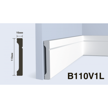 Плинтус напольный HIWOOD B110V1L