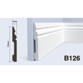 Плинтус напольный HIWOOD B126