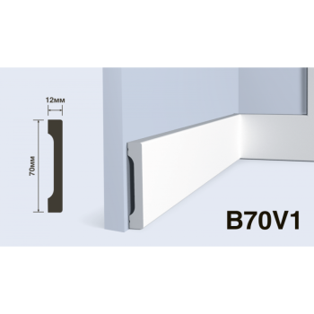 Плинтус напольный HIWOOD B70V1