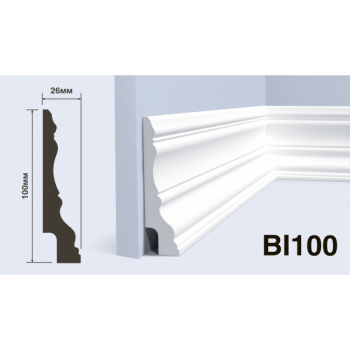 Плинтус напольный HIWOOD BI100