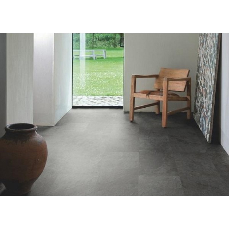 Quick-Step - ПВХ плитка Quick-Step Ambient Click Сланец черный AMCL0035