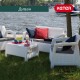 Keter - Диван Keter Corfu love seat белый