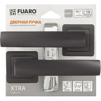 Дверная ручка FUARO "XTRA XM/HD" GR-23 графит