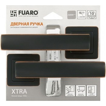 Дверная ручка FUARO "XTRA XM/HD" ABL-28 темная медь