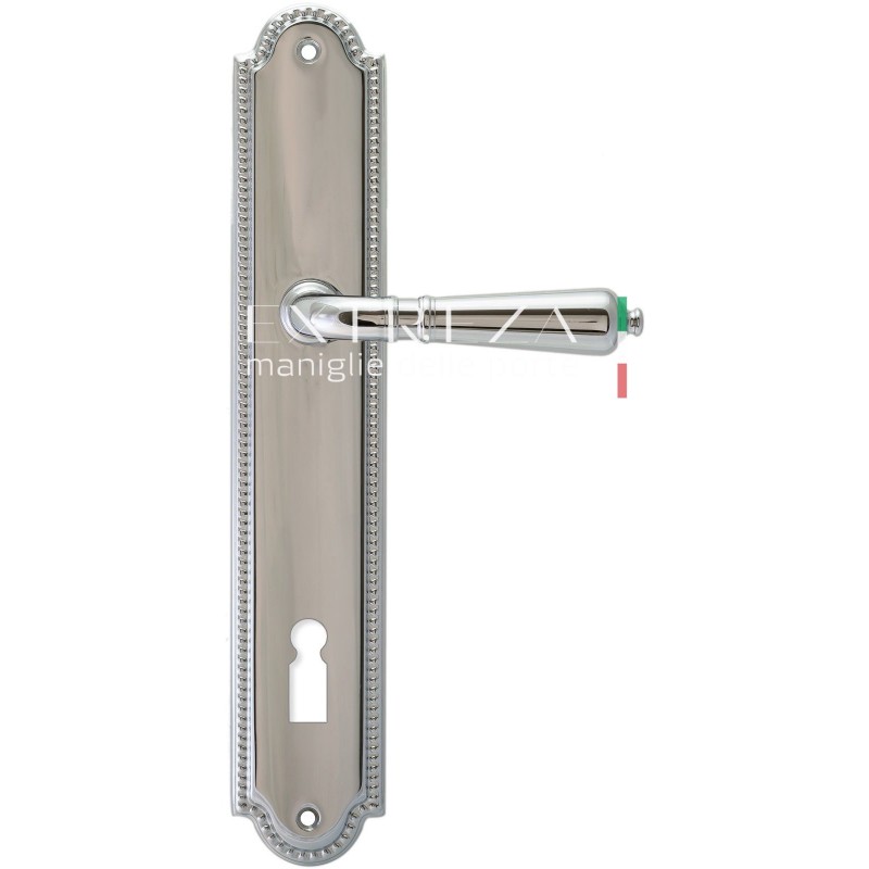 Extreza - Дверная ручка Extreza PETRA (Петра) 304 на планке PL03 KEY полированный хром F04