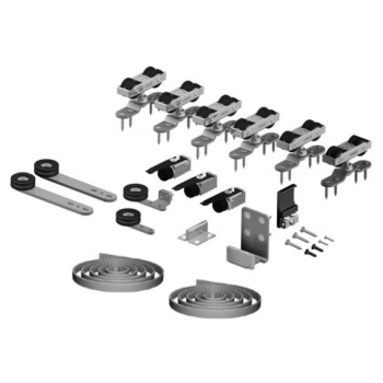 SF-T Telescopic Комплект фурнитуры SAHECO на 3 телескопических двери (010122)